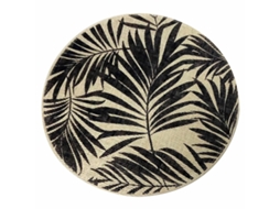 Individuais SIGNES GRIMALT Folhas Preto 38x0,1x38 cm