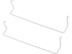 Suporte Para Toalhas De Papel Perfuradas Luxshiny, Conjunto 2 Peças, A