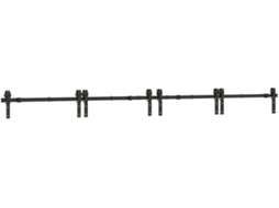 Sliding Door Hardware Kit, Sliding Door Hardware Kits Vidaxl (183 Cm)