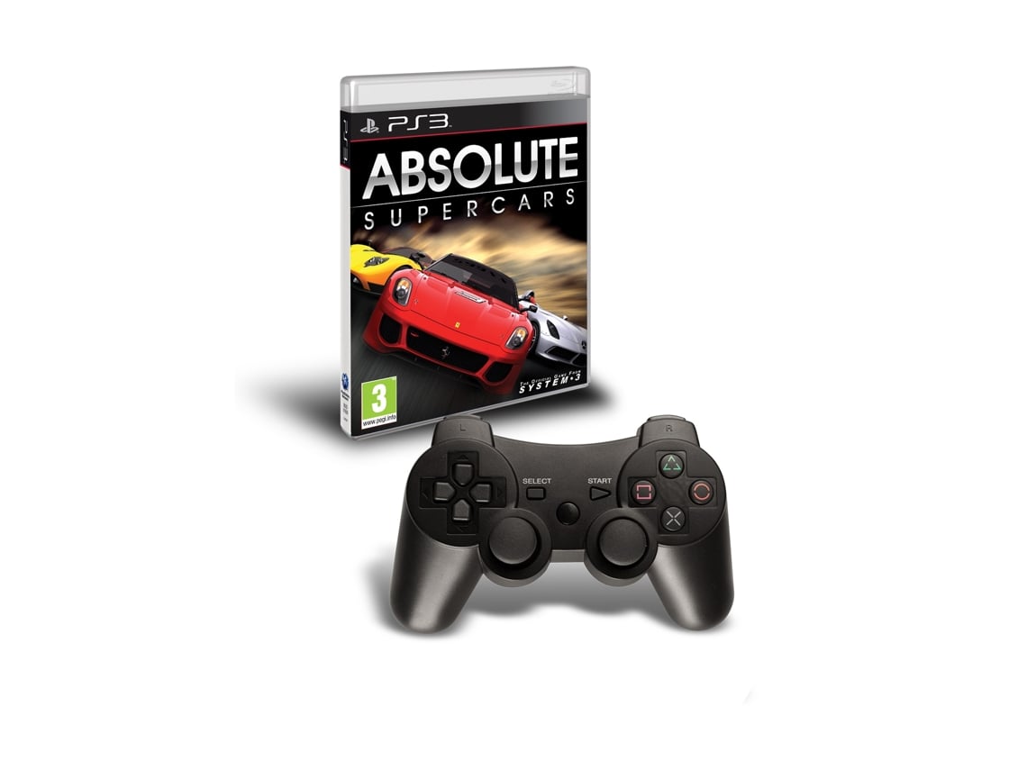 Jogo PS3 Absolute Supercars + Comando PS3