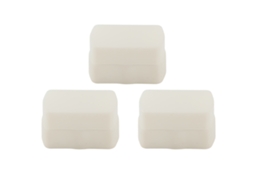3pcs Mini Digital Camera Flash Bounce Diffusers Softbox Fit For Canon 580ex Top Flash White LAXISCREED