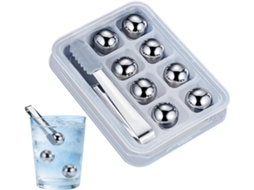Bolas De Gelo Reutilizáveis Para Uísque - 8 Esferas Refrescantes