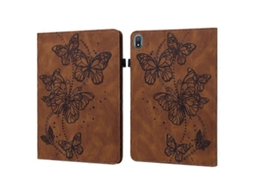 Capa Para Tablet Nokia T20 Com Estampa De Borboleta, Suporte, Porta-cartões, À Prova De Choque E Com Elástico.