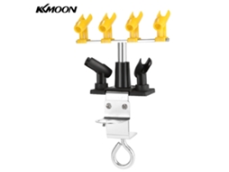 Apoio Profissional De Aerógrafo Clip-on Para 6 Pistolas De Pintura, Base Giratória 360°, Kit De Estação De Mesa
