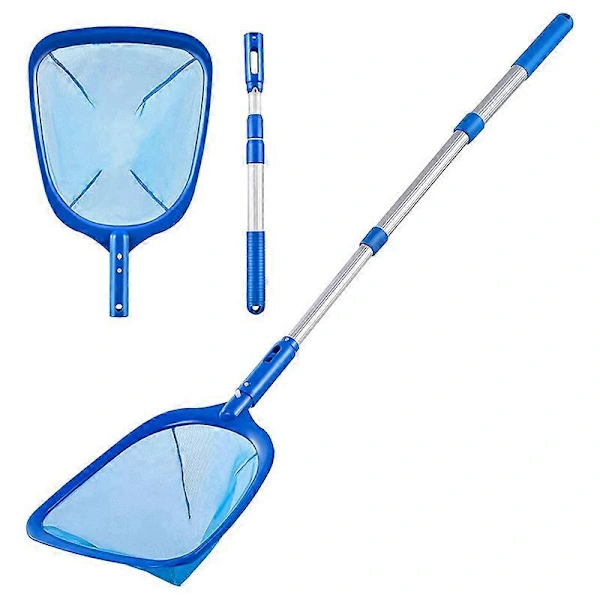 3 Redes Coletoras AQUAFORGE azul malha fina para folhas insetos e detritos