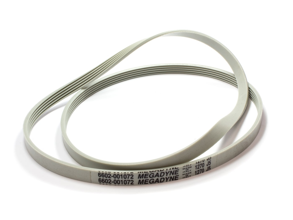 Correia 1270j5 Poly MEGADYNE Indesit C00194425 para Máquina de Lavar Roupa Blj523un