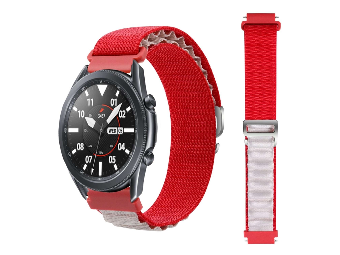 Bracelete Garmin Forerunner 235 Pulseira Loop Alpine Vermelho e Branco