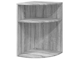 Mesa de apoio Cinza Sonoma 39,7 x 39,7 x 60 cm - Exclusiva da Maison