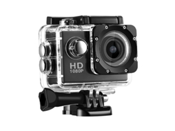 Câmera de Ação 4k Ultra Hd, 3mp, Bateria de 900mah, Caixa À Prova D'água MDUG