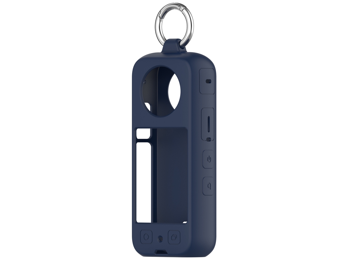 Capa De Silicone Protetora Para Insta360 X5 , À Prova De Quedas E Resistente À Água Azul Escuro Panoona