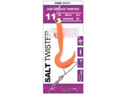 Isca Macia Salt Twister 3G Laranja 90 Cmspro