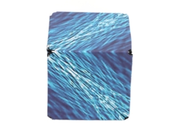 Cubo Magnético Geométrico De Abs Shape Cube Puzzle Para Descompressão Diária Branco Marinho Grãos