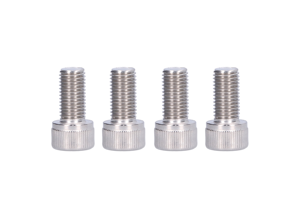 4pcs parafusos hexagonais de cúpula aço inoxidável | S/MARCA