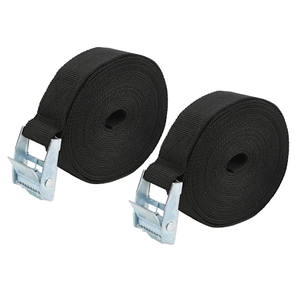 /ea/ 2 Unidades De Cintas Amarração 25 Mm Em Liga Zinco Com Fivela Pressão