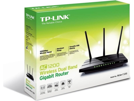 Router TP-LINK Archer-C1200 (AC1200 - 300 + 867 Mbps) — Dual Band | 867 Mbps