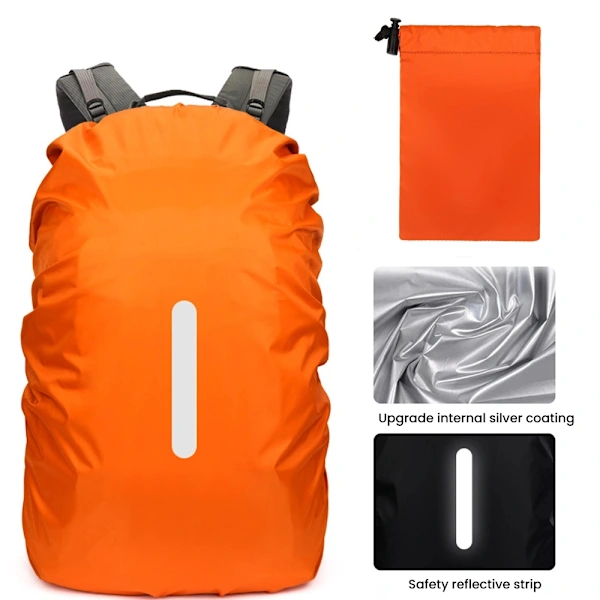 Capa de chuva refletora para mochila BRILVIBERA