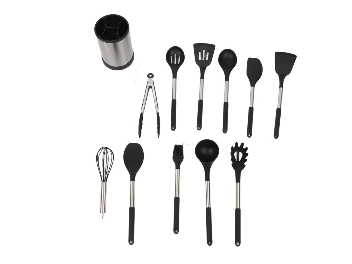 Kit de Utensílios Silicone Inox LAXISCREED