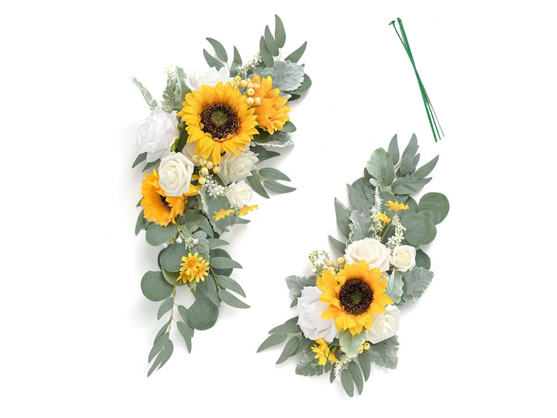Laxiscreed Arqu De Casamento Com Arco De Flores Triangular Para Decoração Nupcial