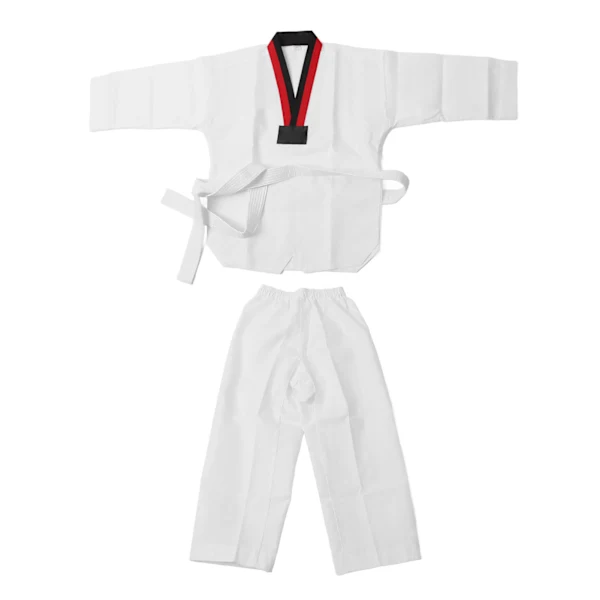 Uniforme Infantil Branco De Taekwondo /ea/ Roupas De Taekwondo Tkd Wtf Karate Judo Taekwondo Dobok Brilvibera