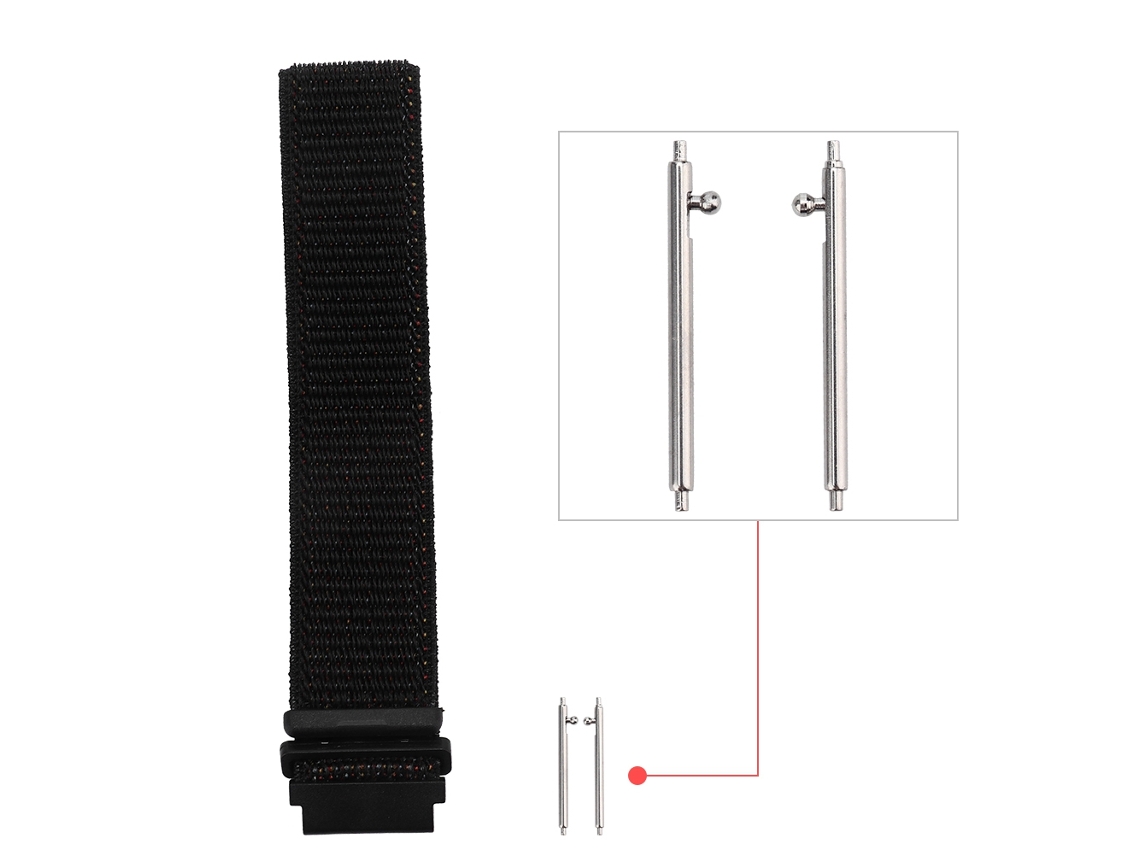 Pulseira de nylon para Samsung Gear S2 Classic (preta)