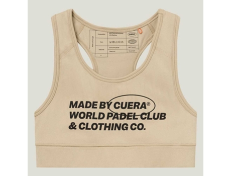 Cuera Sports Bra Beige S Mulher