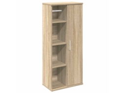 Móvel para Casa de Banho com Suporte Rolos Cor Sonoma MAISON EXCLUSIVE (39x22x90 cm)