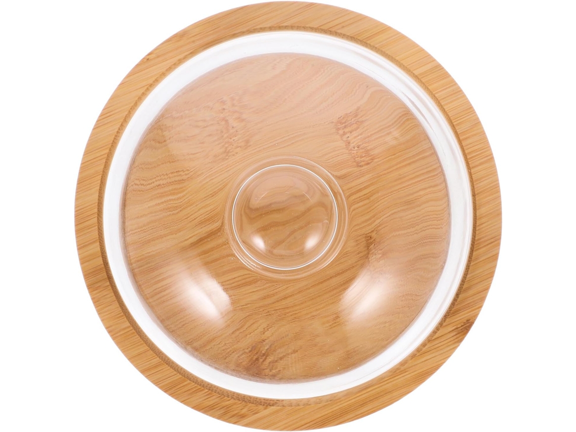 Bandeja Para Sobremesas Com Cúpula De Vidro Transparente, Conjunto De Pratos Para Sobremesa