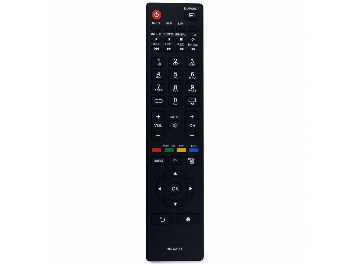 Comando À Distância Para Tv Compatível Com Jvc Rm-c2113, Lt-43n552a, 49n552a, Lt-55n552a_zhd