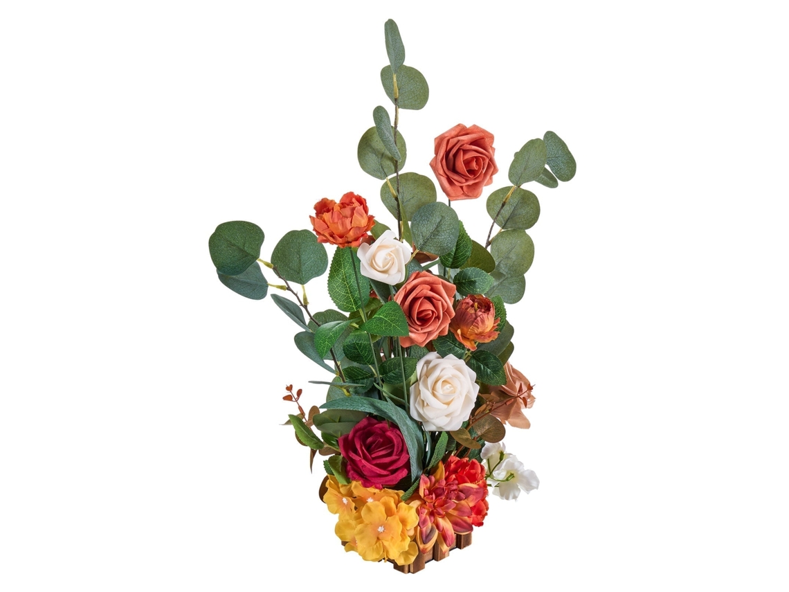Arranjos Florais Artificiais de Pé para Corredores Casamentos, Centros Mesa Laranjas Cerimônias, Recepções, Festas e Decoração Ao Ar Livre, 450 X 250