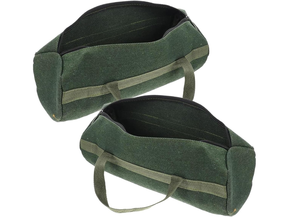 Conjunto de 2 porta ferramentas Topbathy Alipis, lona de algodão, grande capacidade