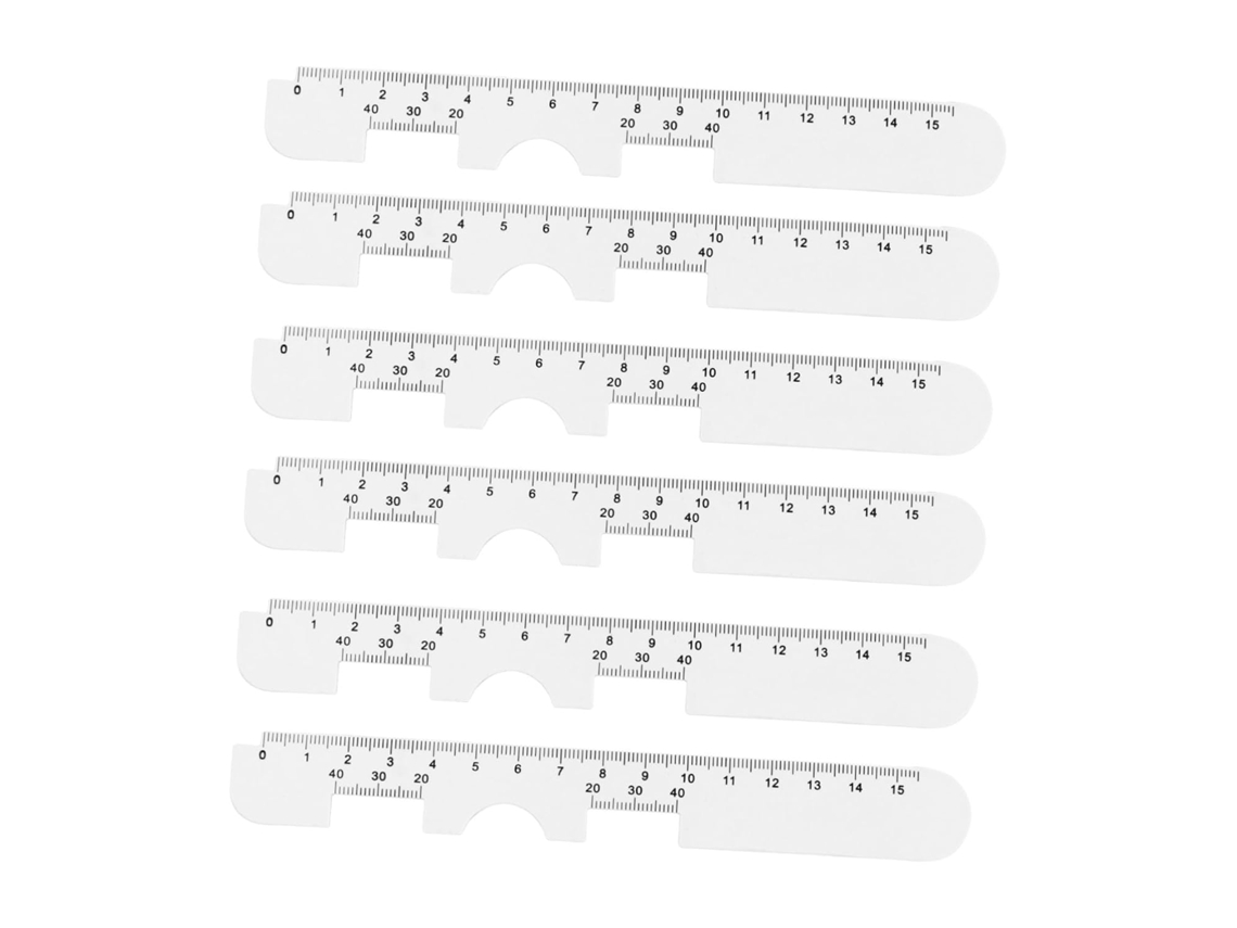 Conjunto De 6 Peças Régua Ergonômica Canight Para Medição Digital Da