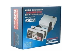 Console de videogame retrô com 620 jogos integrados para a família Brillivera