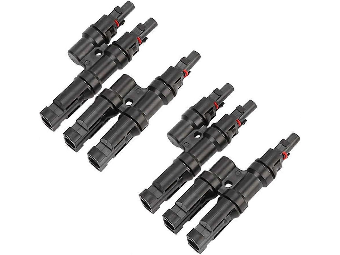 Conector De Cabo Profissional Para Painel Solar , Conector T Tap Mff/fmm Para Sistema De Painel Solar Fotovoltaico. Olysi Shop (2 Pares)