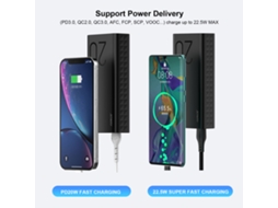 Carregador Portátil LAXISCREED 22.5w Pd Fast Charge
