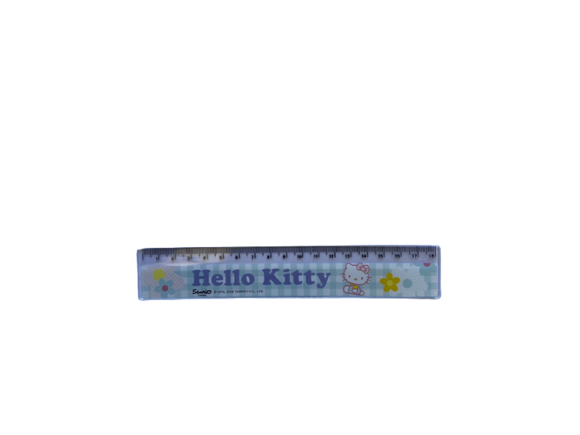 Régua 18cm Hello Kitty Azul