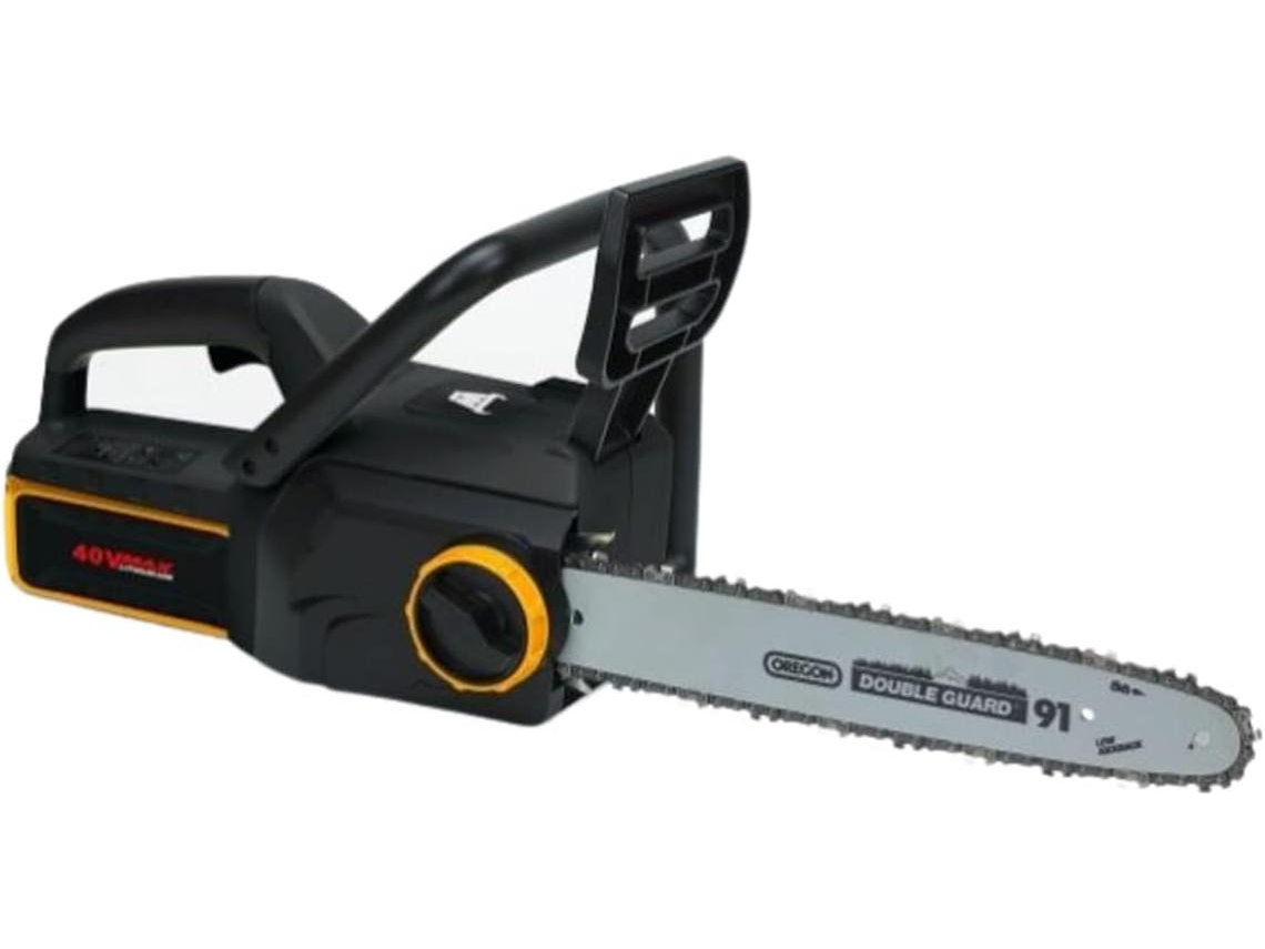 Motosserra 40 V com barra de 35 cm. Espada e Fluxo de Oregon. Bateria e carregador MOWOX não incluídos