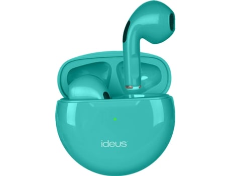 Auriculares Bluetooth True Wireless IDEUS SFW24GN (In Ear - Microfone - Verde)