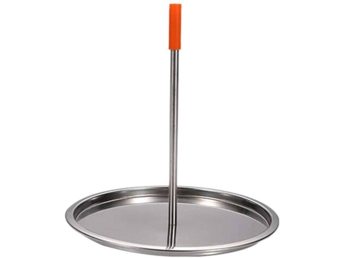 Nova Line espeto Vertical de Aço Inoxidável para Churrasco, Rack Removível para Grelhar Carne (1pc, Prata)
