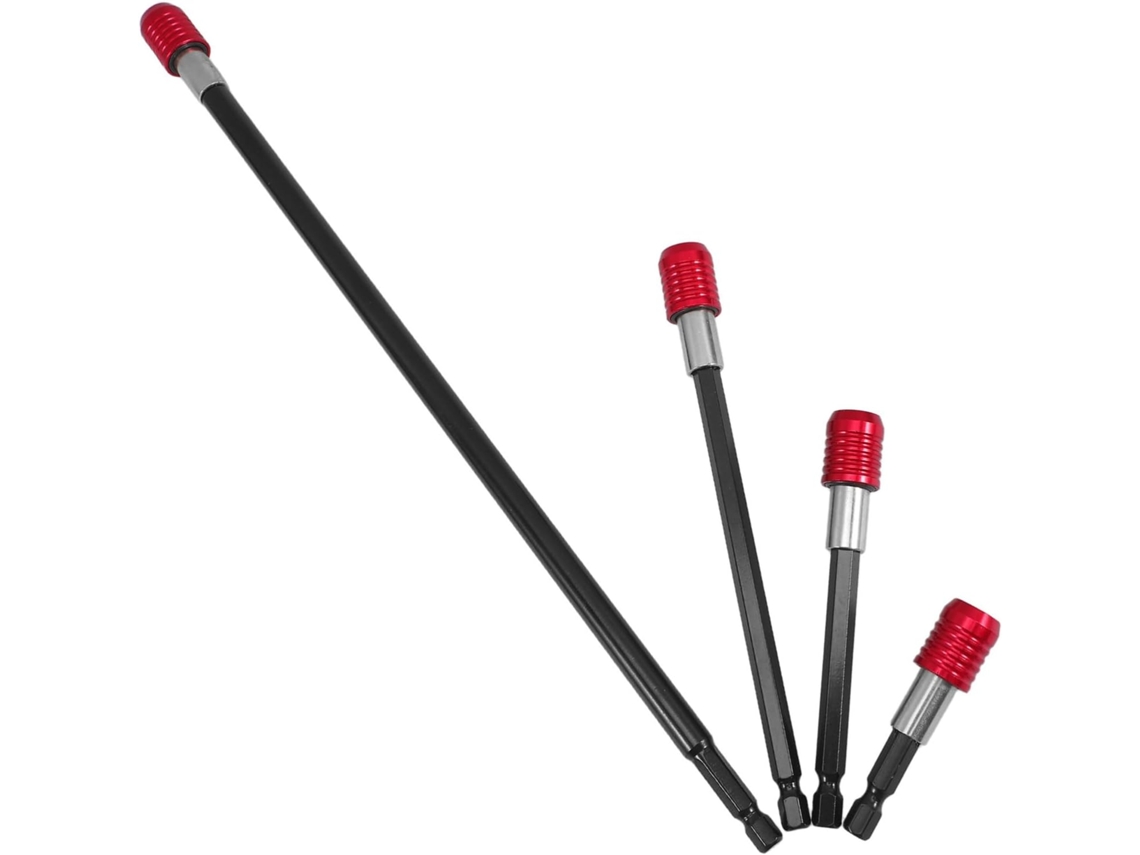 Conjunto De 4 Extensões Broca Hexagonal 1, Tipo Vermelho
