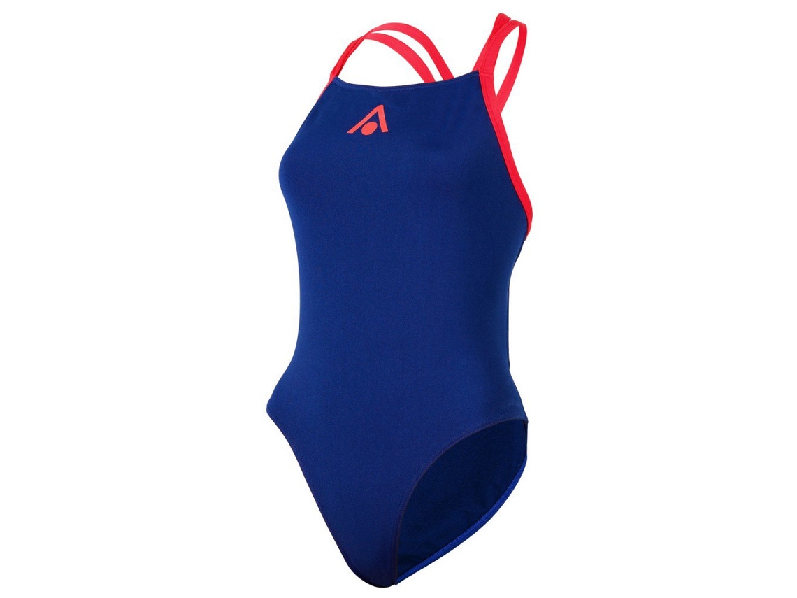 Roupa de Banho Essential Open Back Azul Fr 44 Mulheraquasphere
