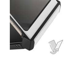 Avizar Capa Dobrável Motorola Razr 60/50 5g Proteção Dobradiça Branco