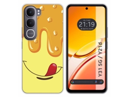 Capa Tumundosmartphone De Silicone Para Vivo Y31 5g / Y21d Com Estampa De Sorvete De Baunilha