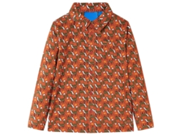Camisa Para Criança Cor Ferrugem-claro 140