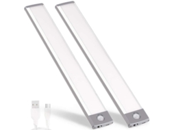 Luz Led Sensor de Movimento 2 Uts, Cabo Sin, Armário ZYBLSSBB