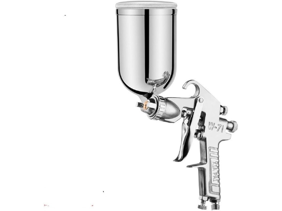 Pistola de Pintura a ar com alimentação por gravidade boquilla 1.5mm capacidade 400ml para carro e móveis