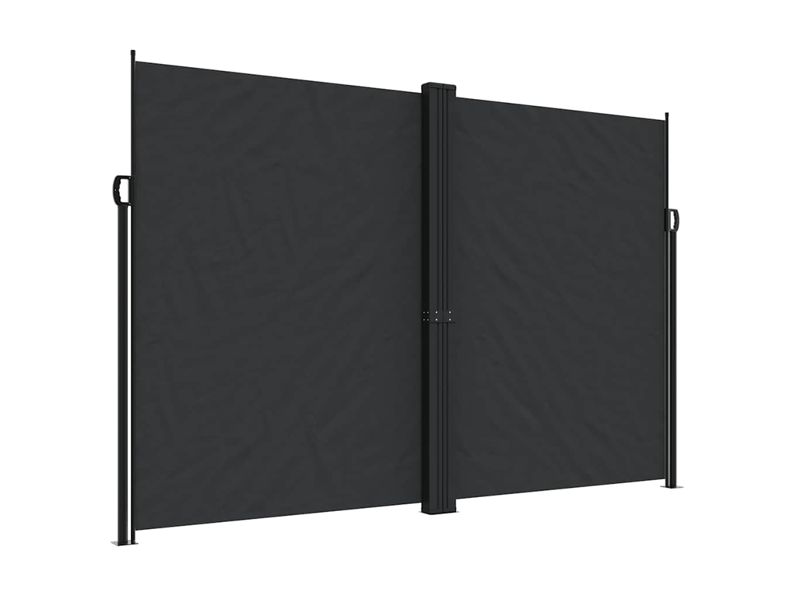 Maison Exclusive - Toldo Lateral Retrátil 220x1200 Cm Preto