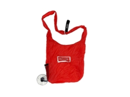 Sacola De Armazenamento De Urina Dobrável E Retrátil Ultraportátil, Multifuncional, Pequena, Em Formato De Disco, Para Compras, Em Opp Vermelho.