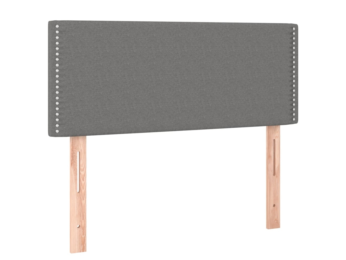 Cabeceira de cama em tecido 80x5x78/88 cm Cinzento Dark MAISON EXCLUSIVE