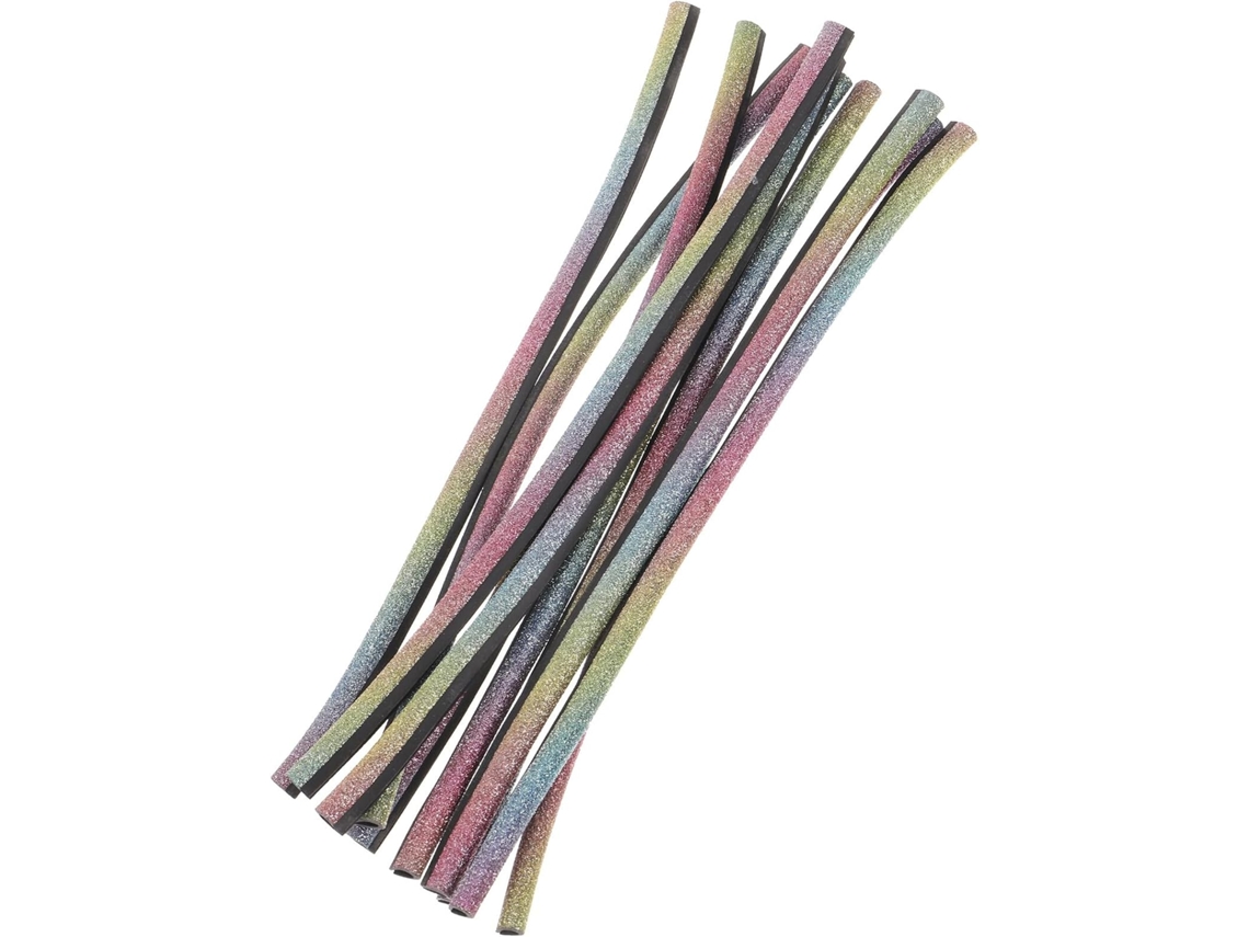 Conjunto De 10 Peças De Acabamento Para Saída De Ar Em Formato De U Com Presilha Decorativa, Em Pvc Cromado, Cor Vibrante.