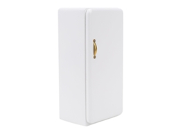 Acessório Para Casa De Bonecas Refrigerador De Quatro Camadas 1:12 Madeira Branco